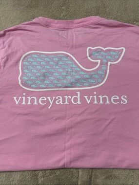 Pink Vineyard Vines Short Sleeve Tee
